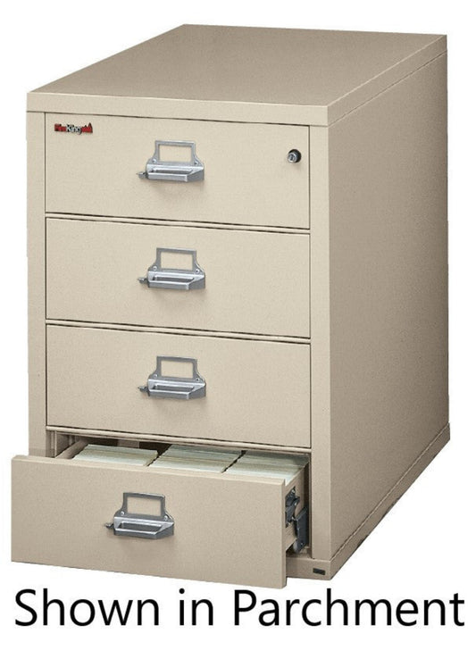 4 drawer card check & note file