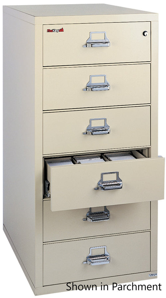 6 drawer card check & note file