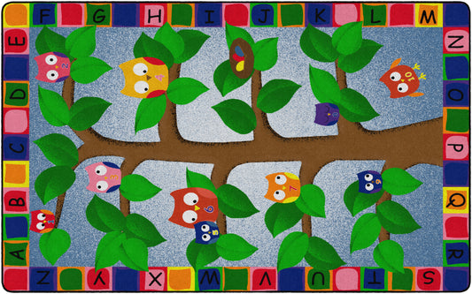 ALPHABET OWLS 7'6‚ÄùX12‚Äù