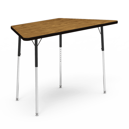 Virco 4000 Series 30" x 60" Trapezoid Table